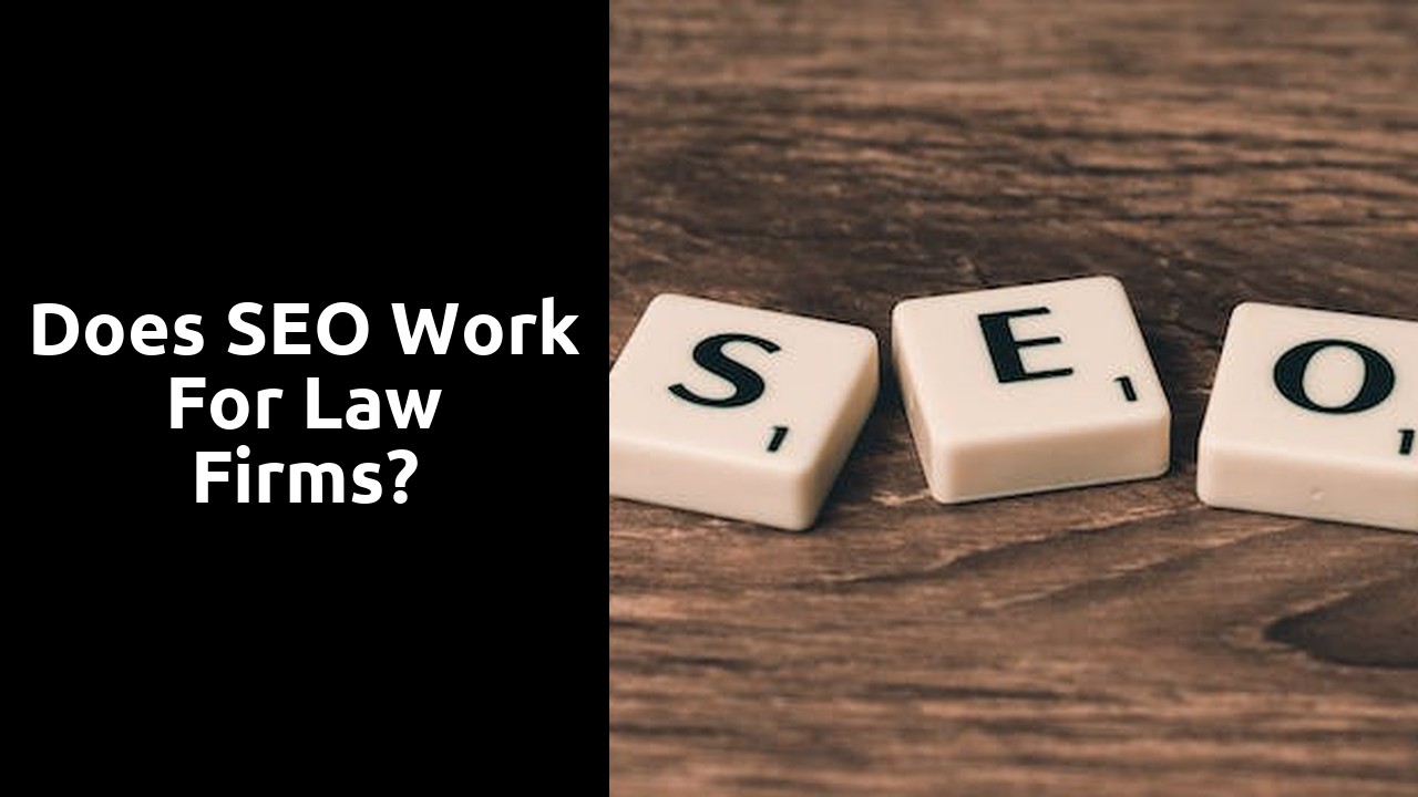 Does SEO work for law firms?