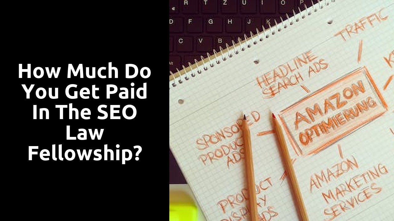 How much do you get paid in the SEO law fellowship?