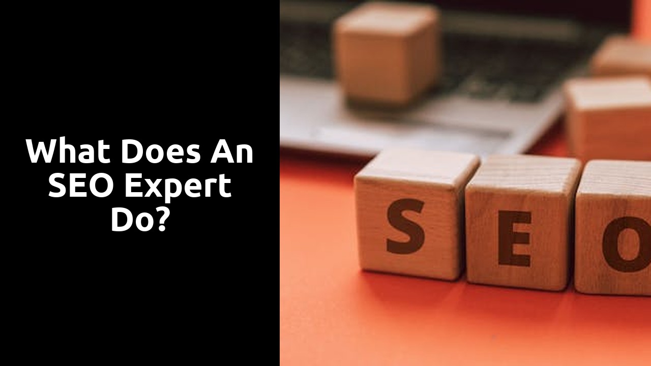 What does an SEO expert do?